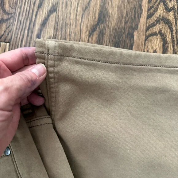 NWT The Perfect Jean Men's Classic Tan Straight Jeans stretch 38 x 34 Tall - Picture 7 of 9